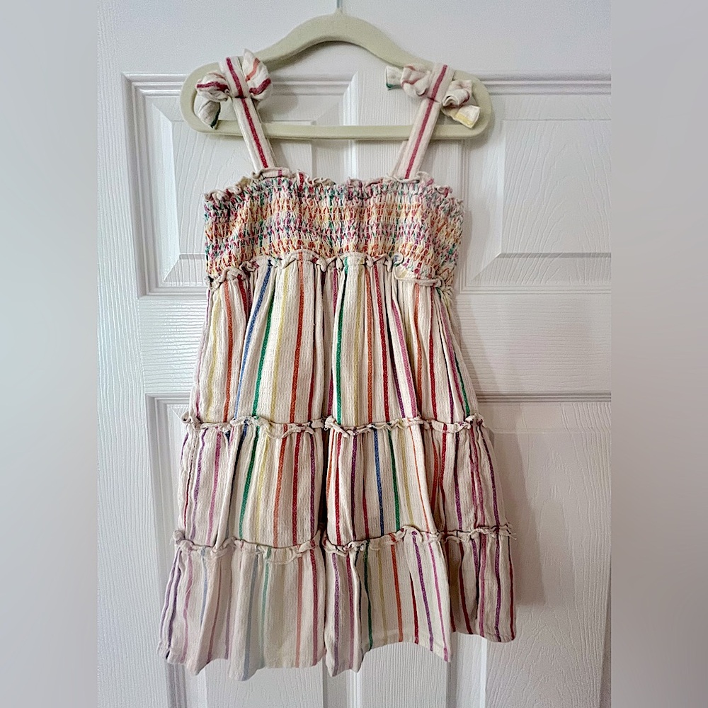 Rainbow Striped Sundress